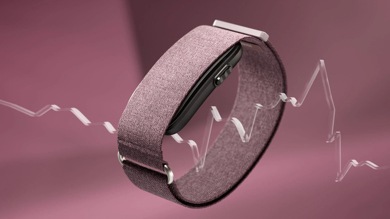 Garmin Cirqa in Mauve color against a solid background