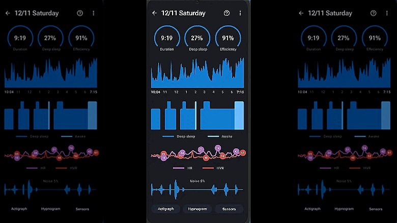 Sleep as Android sleep tracking screen