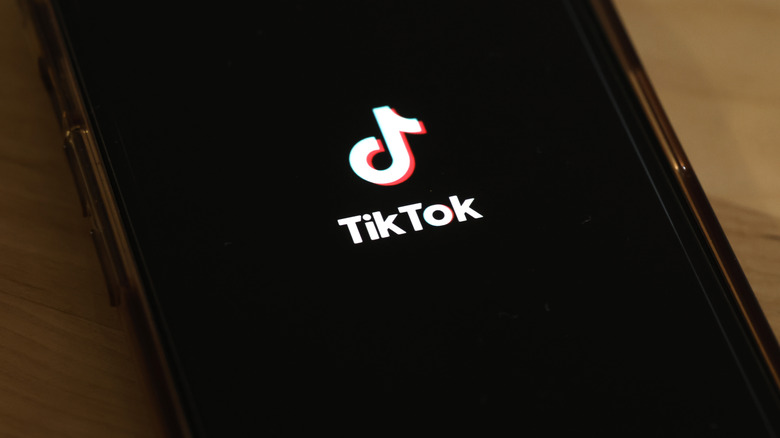 TikTok on smartphone
