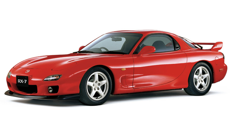 Red Mazda RX-7 FD