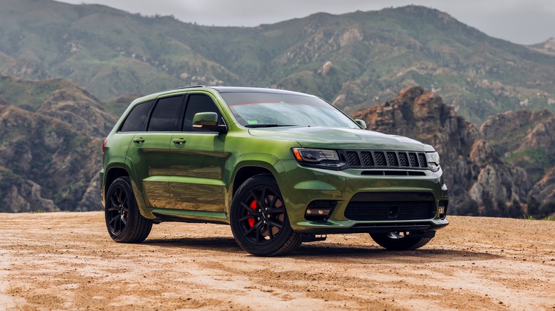 Jeep Grand Cherokee SRT parked