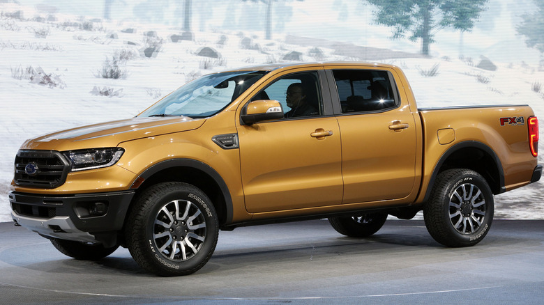 2019 Ford Ranger At An Autoshow