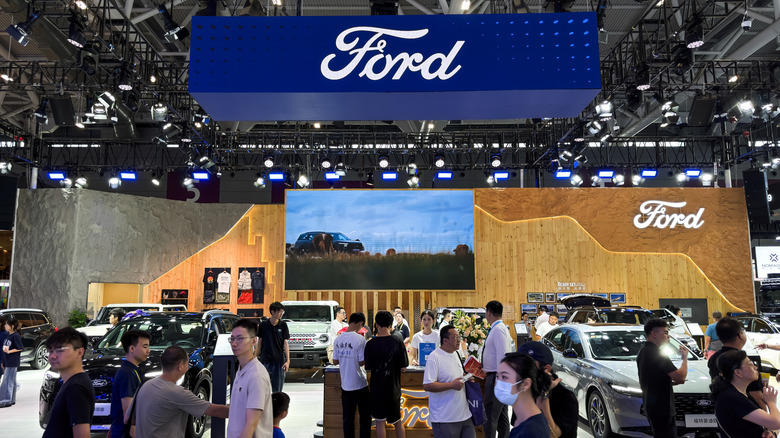 Ford Booth At Autoshow