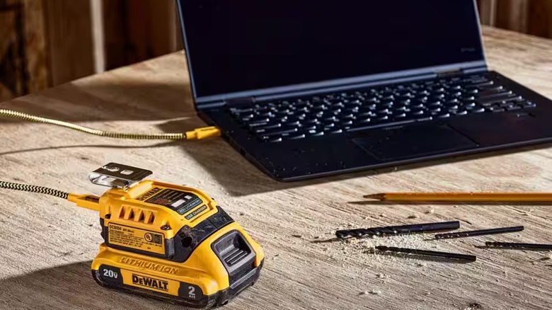 DeWalt charger and USB cable
