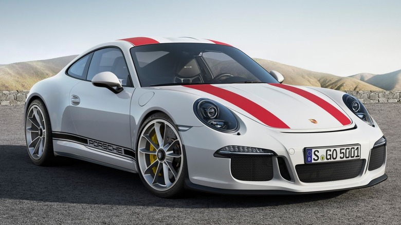 2016 Porsche 911 R parked