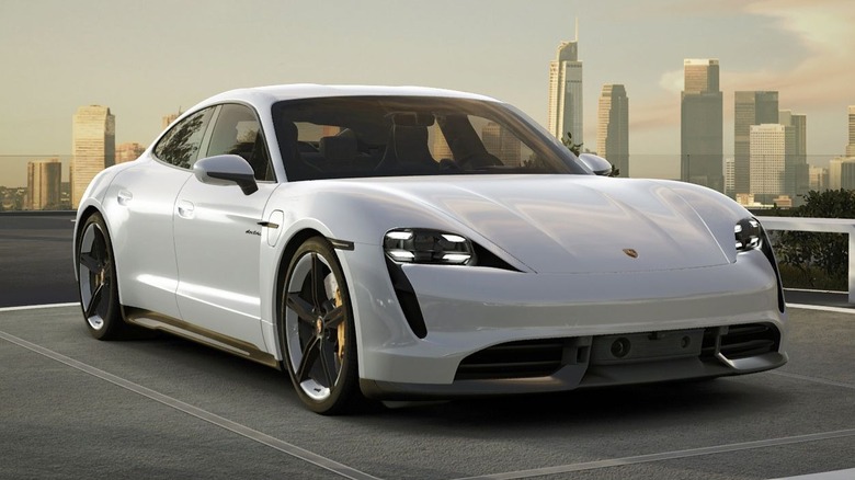 2020 Porsche Taycan front 3/4