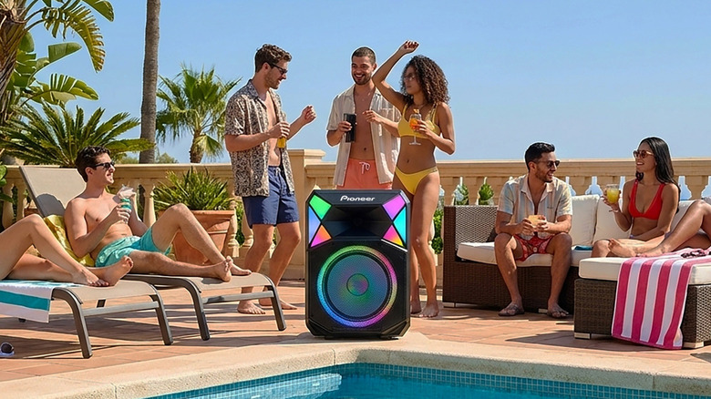 Pioneer PSX615 at pool party