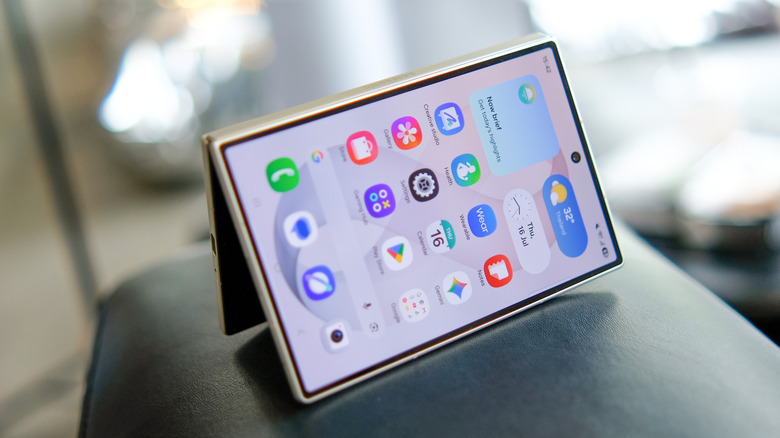 The Samsung Galaxy Z Fold 8 in a store in Thailand