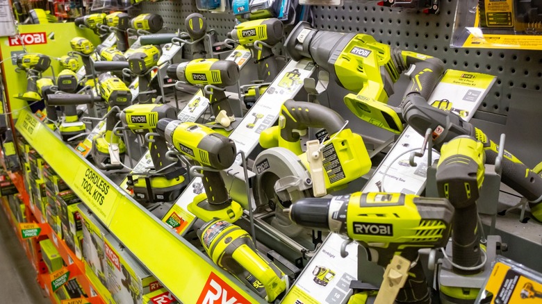 Ryobi power tools