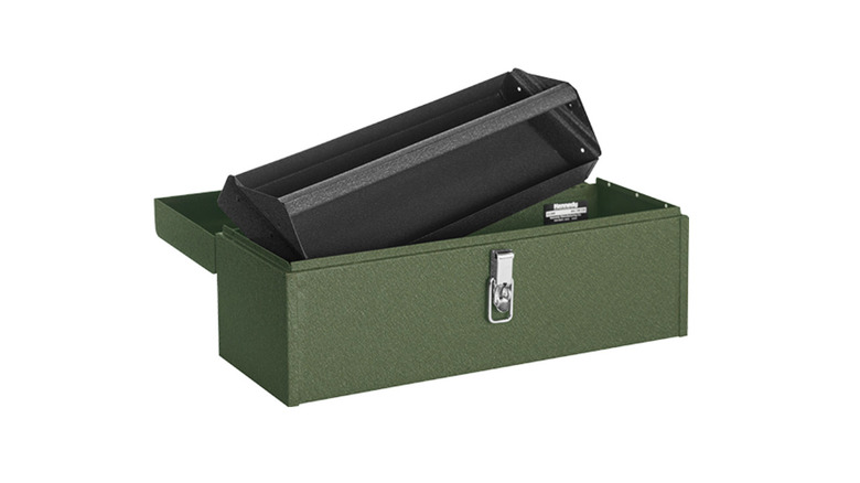 The green 20-inch All-Purpose Hand Carry Tool Box