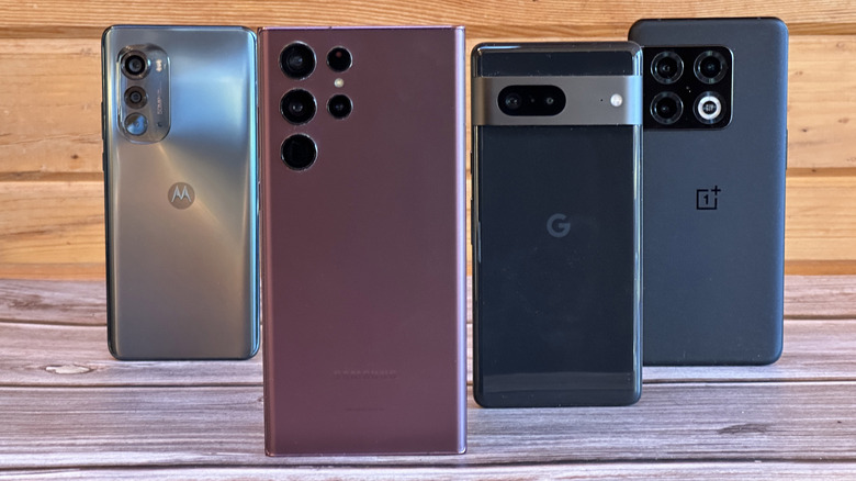 four phones