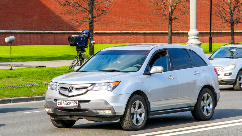 Silver MDX on road
