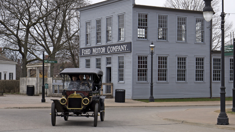 A Ford Model T in Greenfield Village.