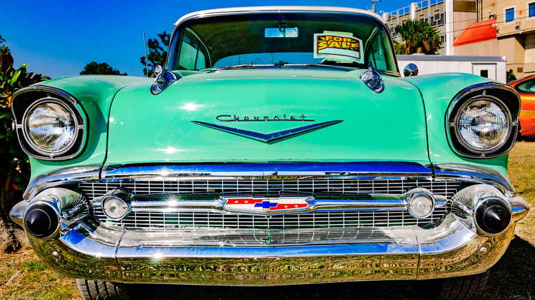 1957 Chevrolet with plenty of chrome