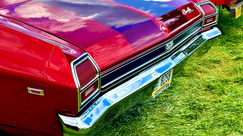 chrome bumper on a Chevelle