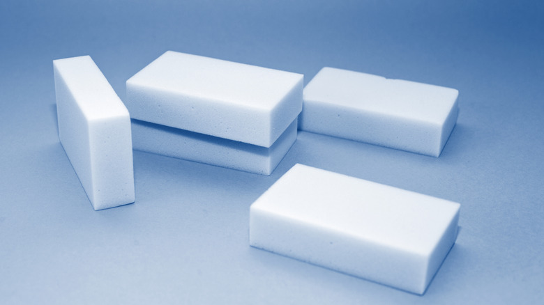 magic erasers on a surface