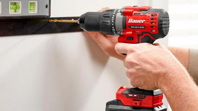 installing a frame with Bauer drill