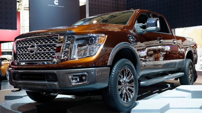 Nissan Titan at car show