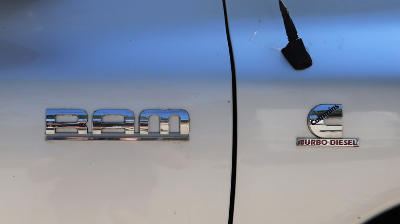 the much desired Cummins badge on a 5.9 equipped Dodge Ram truck