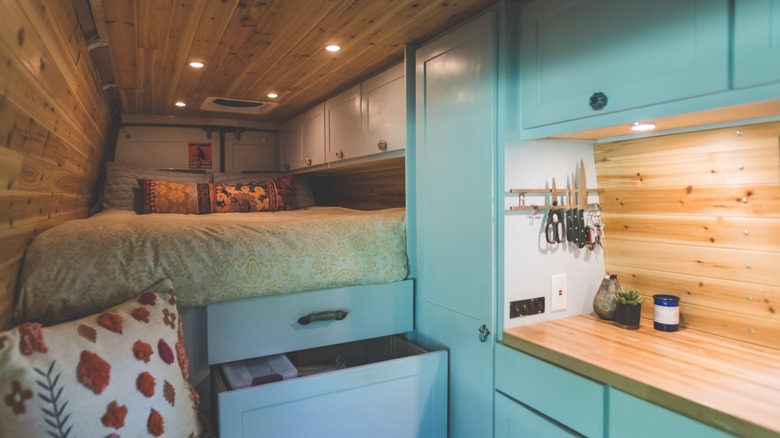 Camper van interior