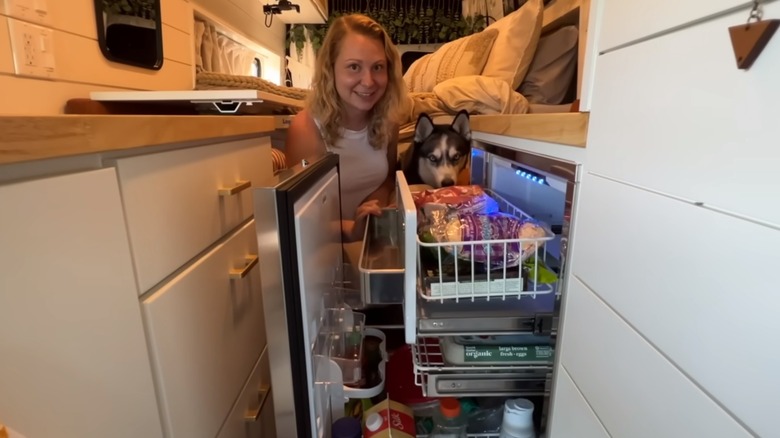 Camper Van refrigerator