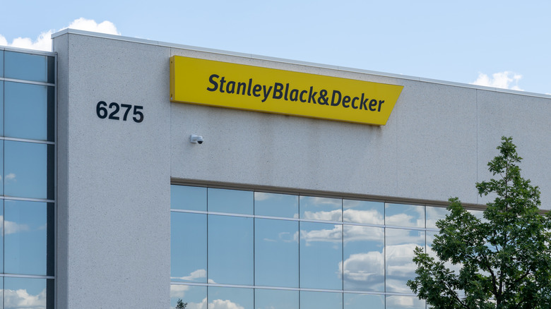 Outside view of a Stanley Black and Decker office.