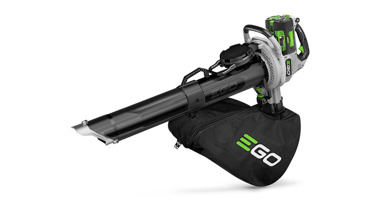 The POWER+ Leaf Vacuum and Mulcher with 500 CFM Blower on a white background