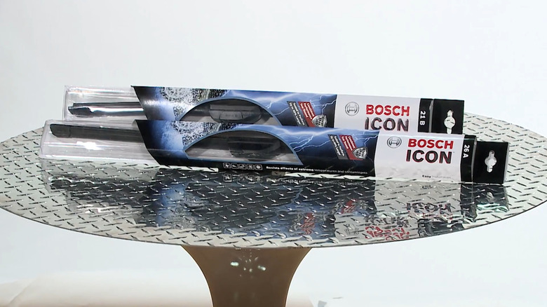 Bosch Icon blades on a table