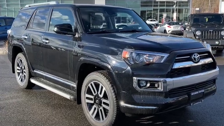 Toyota 4Runner in Black sitting on a car lot