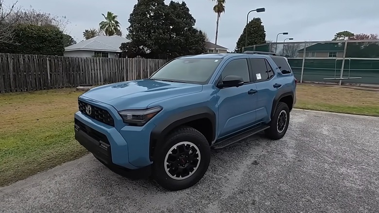 Heritage Blue Toyota 4Runner on the road