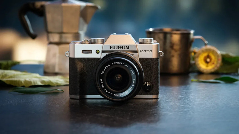 Fujifilm X-T30 III photographed from the front