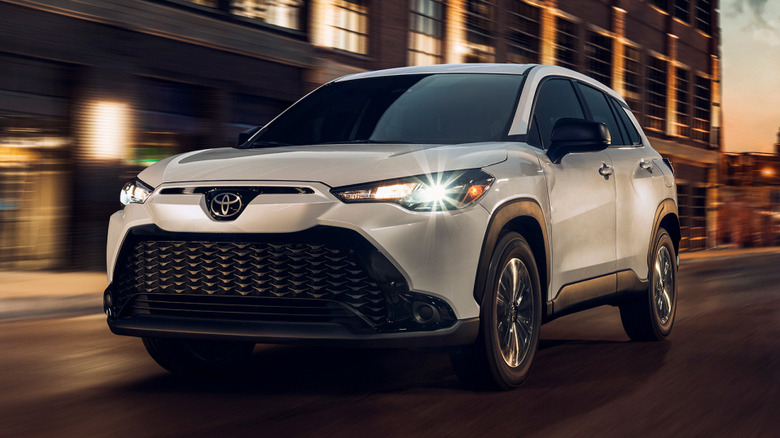 2025 Toyota Corolla Cross in the city