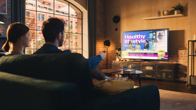 75-inch TV dominating a room