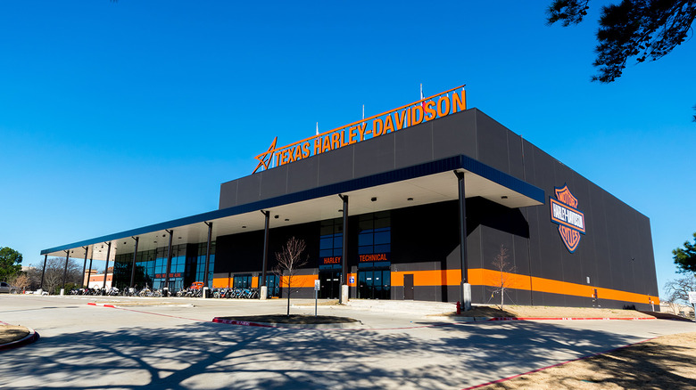 The image of the Adam Smith's Texas Harley-Davidson in Bedford, Texas)