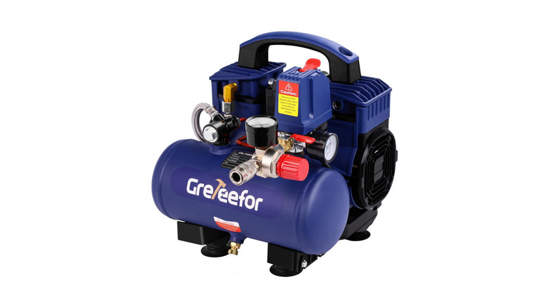 The Greteefor 1 Gallon Ultra Quiet Portable 60 dB on a white background.