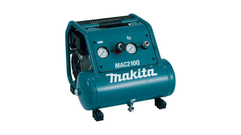 The Makita Quiet Series MAC210Q on a white background.