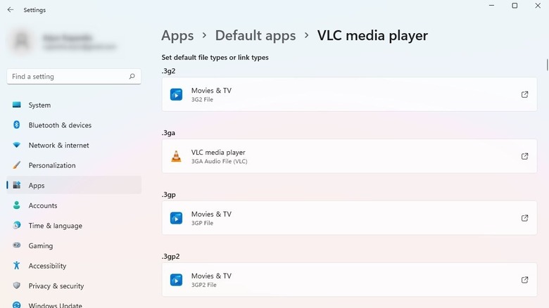 default video apps on windows