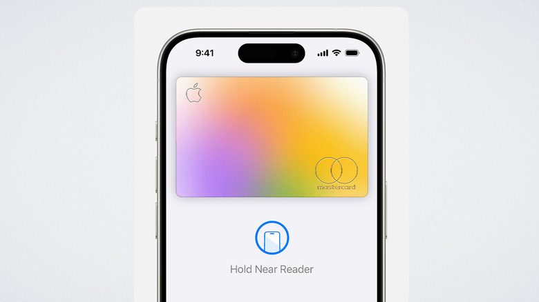Apple Pay app on iPhone with the Apple Card