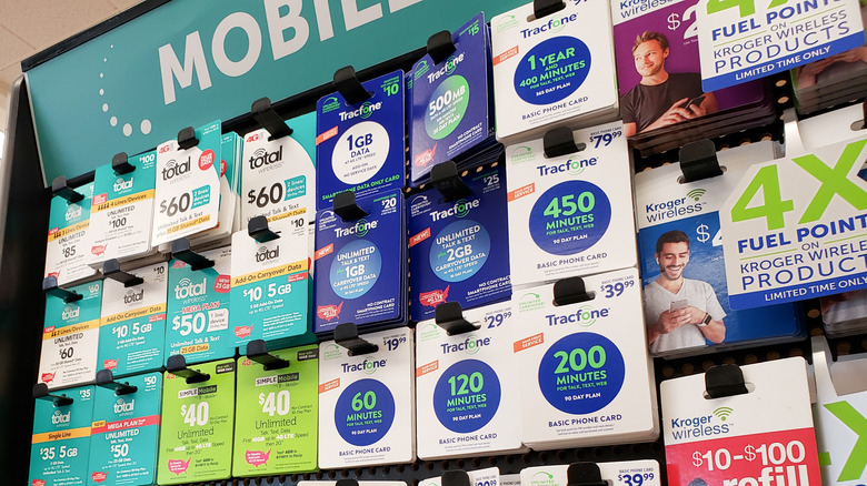 TracFone and other prepaid phone service cards