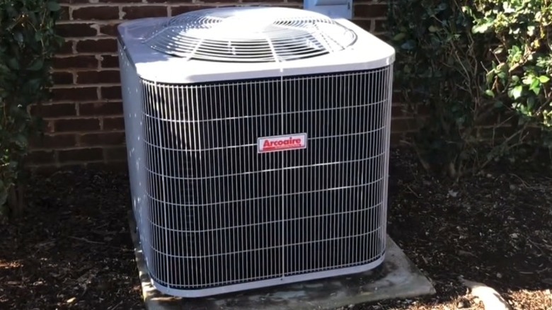 Arcoaire heat pump outdoors