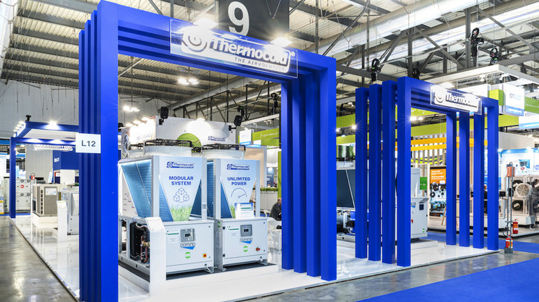 Thermocold display at a trade convention.