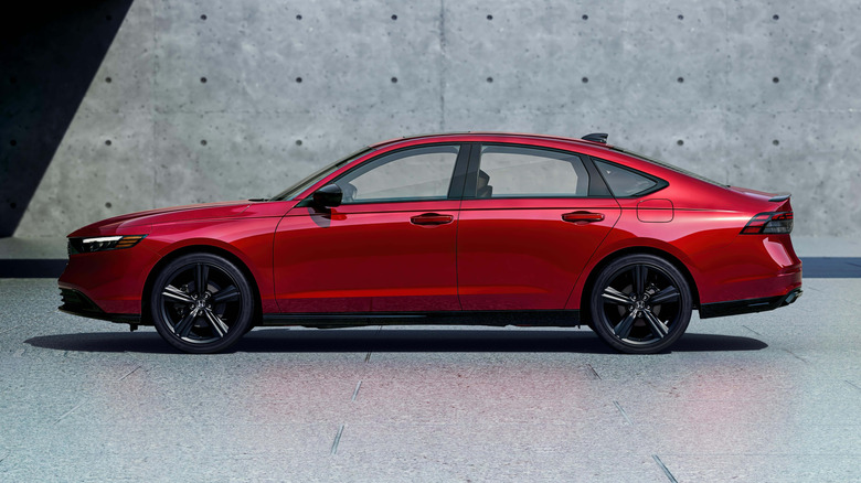 Side profile of the 2026 Honda Accord Hybrid