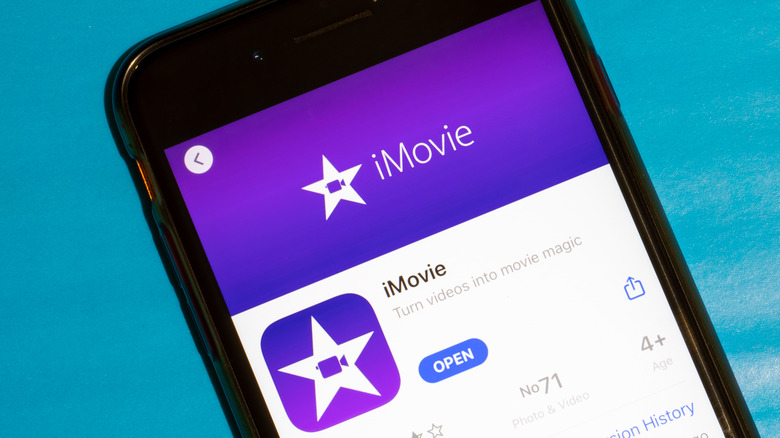 iMovie App Store page 