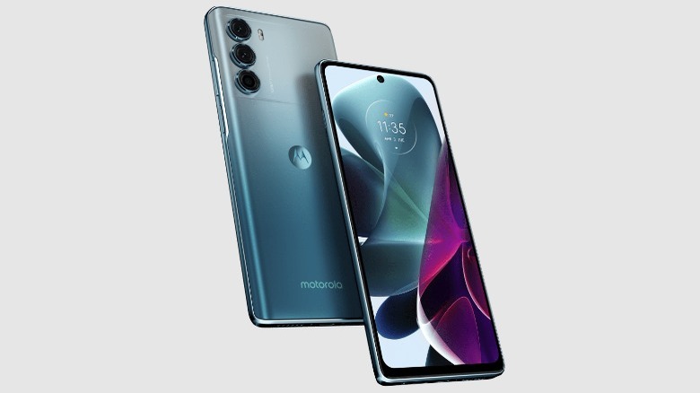 Moto G200 5G front and back