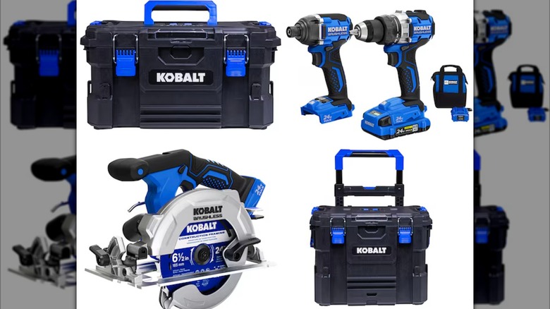Kobalt CaseStack Starter Kit poducts on a white background