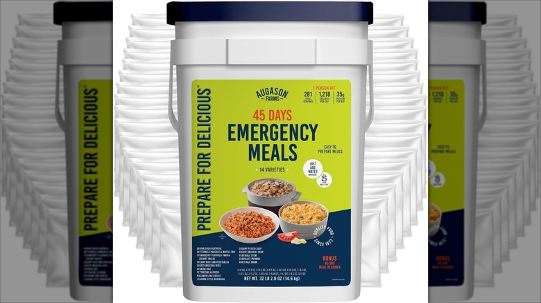 Augason Farms 45 Day Emergency Food Supply Kit, Dehydrated Meal Survival Food Bucket