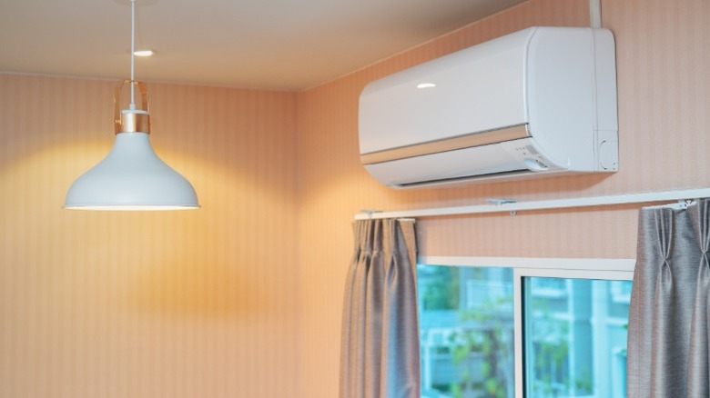 A mounted air conditioner