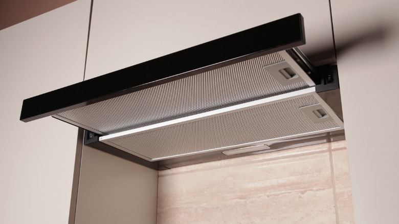 a modern range hood
