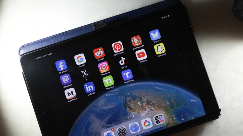 picture of an ipad screen