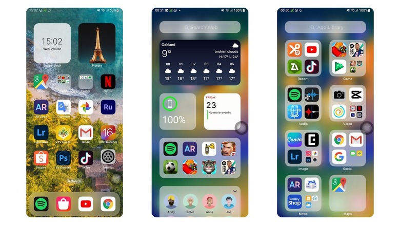 Launcher iOS 16 Screenshots